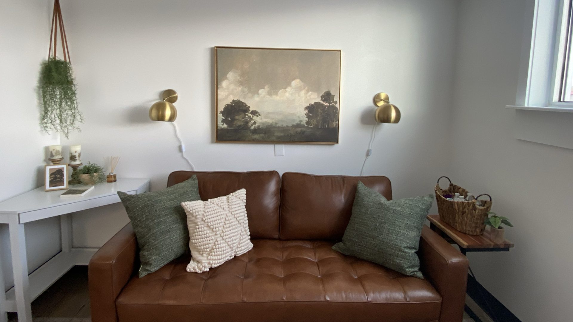 Landscape Printed on Canvas in a Frame