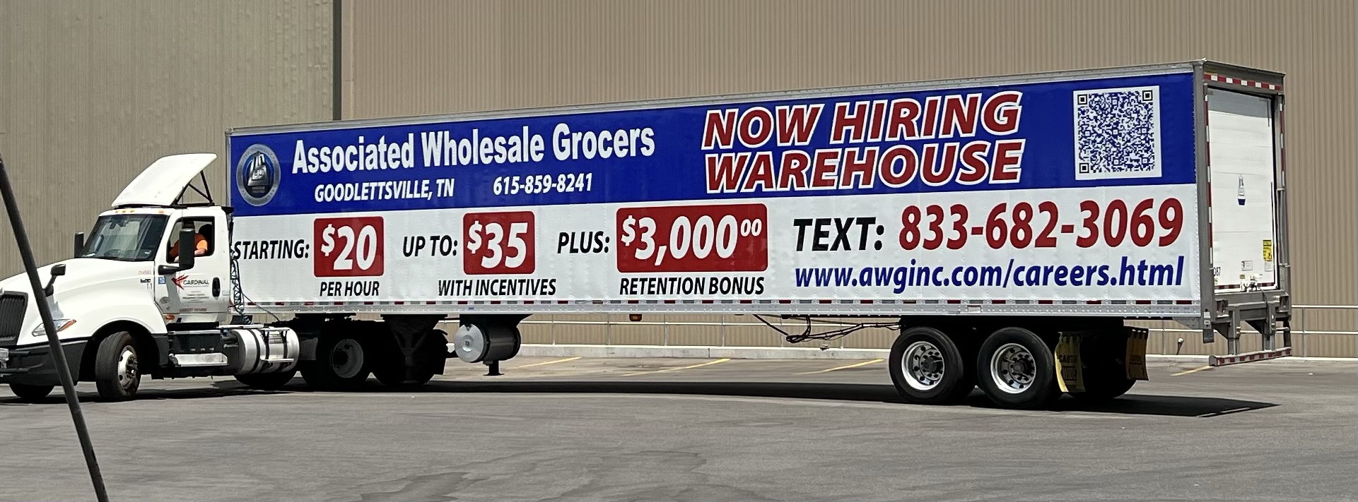 Vinyl Wrapped Semi-Truck